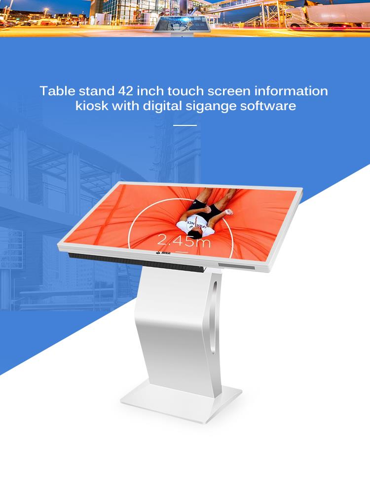 Stand Table Touch Screen LCD Kiosk