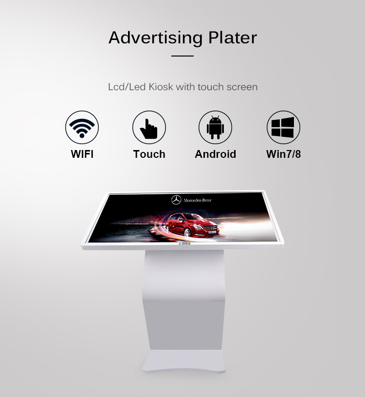 Stand Table Touch Screen LCD Kiosk