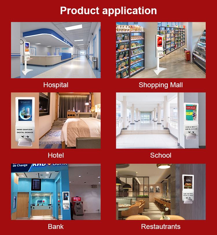 sanitizer dispenser with lcd screen