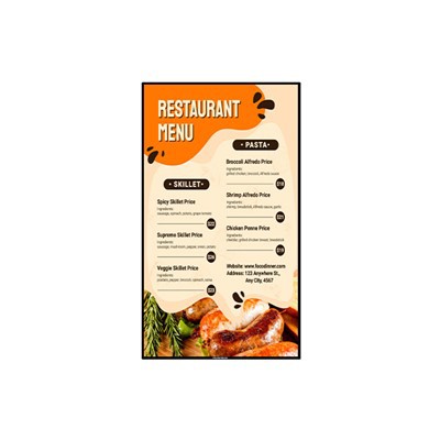 صفحه منوی دیجیتال 65 اینچ 4K