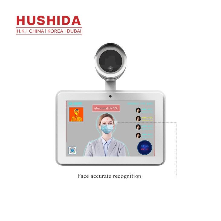 10.1 Inch AI Facial Detection Thermal Imaging Thermometer For Enterprise, Train Station, Public Areas