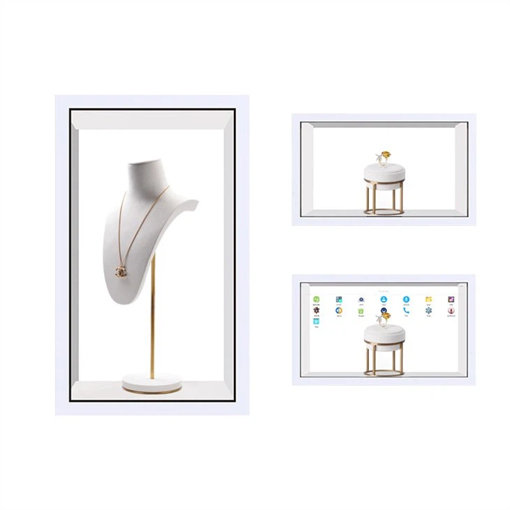 LCD Showcase Transparent Display