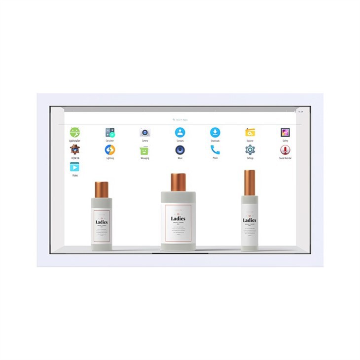 LCD Showcase Transparent Display