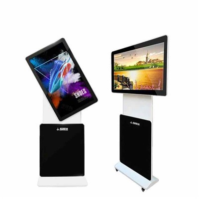 کیوسک صفحه لمسی دوار ایستاده روی زمین